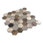 Zelfklevend Mozaiek Hexagon Koper V-Groef, Ophalen of Verzenden, Nieuw