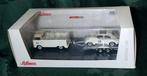 Schuco 1:43 - Modelauto (2) - VW T1b con rimorchio e VW, Nieuw