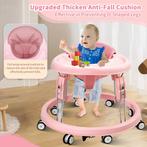 Loopstoel - Baby walker - Loopwagen - Opvouwbaar - Roze, Verzenden, Zo goed als nieuw