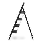Huishoudtrap 4 treden - opvouwbaar - tot 150 kg - staal -..., Doe-het-zelf en Verbouw, Ladders en Trappen, Ophalen of Verzenden