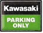 Kawasaki Parking only reclamebord, Verzamelen, Merken en Reclamevoorwerpen, Ophalen of Verzenden, Nieuw