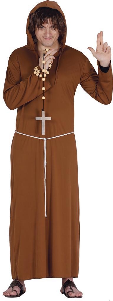 Monnik Kostuum Bruin Heren Monnik, Kleding | Heren, Carnavalskleding en Feestkleding, Nieuw, Verzenden