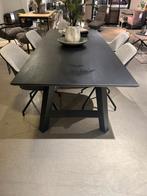 Eettafel Selectio - Eiken Old Black - IN.HOUSE, Huis en Inrichting, Tafels | Eettafels, Eikenhout, Nieuw, 150 tot 200 cm, Modern