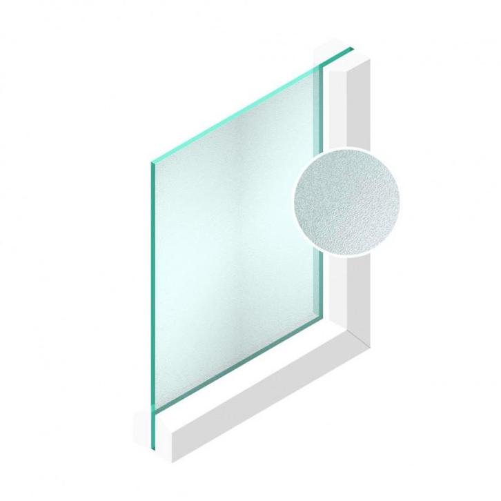 Spoedglas Crepi blank 4 mm, Doe-het-zelf en Verbouw, Glas en Ramen, Nieuw, Ophalen of Verzenden