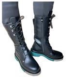 Stoere Biker Boots met 2 kleurige zool, hoe mooi zijn deze., Ophalen of Verzenden, Nieuw, Zwart, Lage of Enkellaarzen