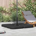 vidaXL Parasolvoet draagbaar gevuld met zand / water 60 L, Verzenden, Nieuw, Minder dan 1 meter, Parasolvoet