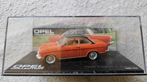 Opel 1:43 - Modelauto (3) - Open Kadett A Coupé - 1962-1965, Hobby en Vrije tijd, Modelauto's | 1:5 tot 1:12