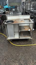 Afruimwagen 121x62x109 word schoongemaakt bij afhalen, Ophalen of Verzenden, Gebruikt