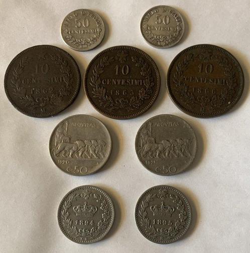 Italië. Vittorio Emanuele II (1849-1878) & Vittorio Emanuele, Postzegels en Munten, Munten | Europa | Niet-Euromunten
