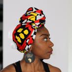 Afrikaanse Rode Samakaka hoofddoek - Angolese Samacaca Headw, Kleding | Dames, Nieuw, Ophalen of Verzenden