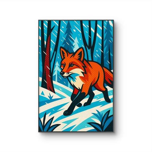 Lorenzo (XXI) - Winter Stride, Antiek en Kunst, Kunst | Schilderijen | Modern