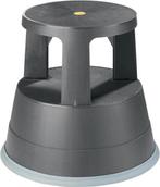 2dekans | BRASQ Opstapkrukje Zwart ST200 - Verrijdbaar -, Ophalen of Verzenden, Zo goed als nieuw