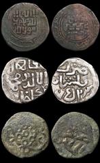 Mongoolse Rijk. Jani Beg & Möngke Khan. Lot of 3 coins incl: