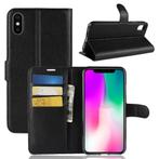 iPhone XR wallet / portemonnee case hoesje - zwart