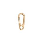 Mini karabijnhaak met oog - 30mm - Goud, Ophalen of Verzenden, Nieuw, Overige typen