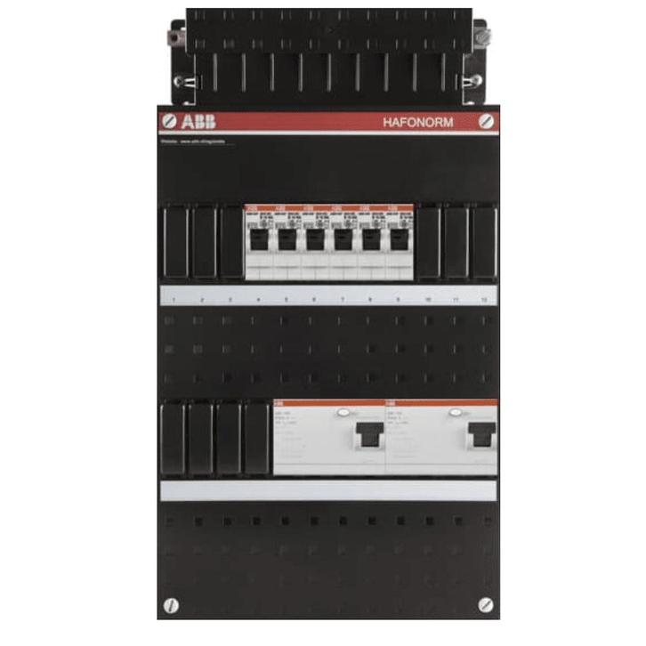 ABB uitbreidingsgroepenkast 3 fase 2 aardlekschakelaars 4, Doe-het-zelf en Verbouw, Elektra en Kabels, Ophalen of Verzenden