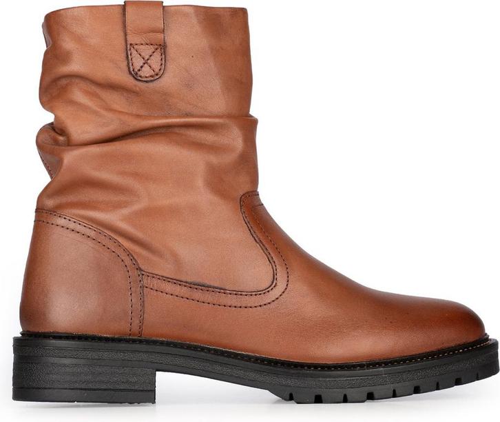 PS Poelman - Maat 40 - DUNGABALL Dames Laarzen - Cognac, Kleding | Dames, Schoenen, Verzenden