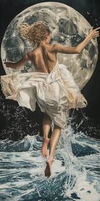 Anne Dias (1985) - (XXL) Giant Shimmering Moon Tide Guide