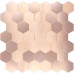 Zelfklevend Mozaïek Hexagon Rose Goud, Ophalen of Verzenden, Nieuw