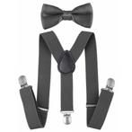 Fako Fashion - Kinder Bretels Met Vlinderstrik - 65cm -, Verzenden, Nieuw