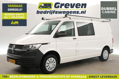 Volkswagen Transporter 2.0 TDI L2H1, Auto's, Bestelauto's, Onderhoudsboekje, Lease, Handgeschakeld, Wit, Financial lease, Stof
