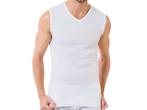 SQOTTON® A-shirt - V-hals - mouwloos - Wit, Kleding | Heren, Verzenden