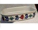 Ovenschaal rechthoekig Boerenbont 22 x 31 cm met gebruiks..., Huis en Inrichting, Keuken | Servies, Verzenden, Nieuw