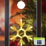 Kerstverlichting Raam Sneeuwvlok - 20x16cm - Inclusief, Verzenden, Nieuw