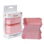 Mini Plumcake Bakvorm Roze 80x50x32(h) mm 36 stuks, Nieuw, Verzenden