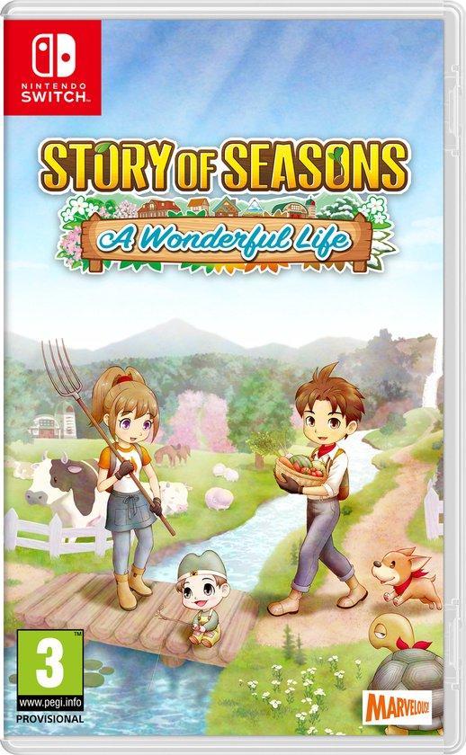 Switch Story of Seasons: A Wonderful Life, Spelcomputers en Games, Spelcomputers | Nintendo Switch, Zo goed als nieuw, Verzenden