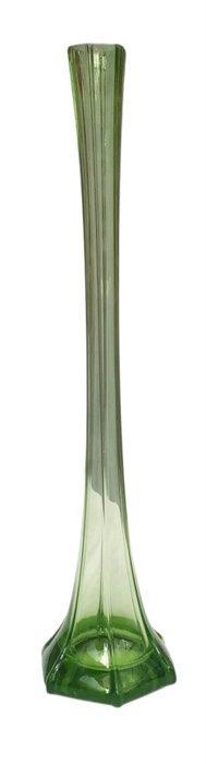 Eenbloemige vaas - Uraniumglas - Soliflore art déco, Antiek en Kunst, Kunst | Designobjecten