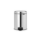 Brabantia Pedaalemmer newIcon 5 ltr - RVS, Huis en Inrichting, Woonaccessoires | Prullenbakken, Verzenden, Nieuw