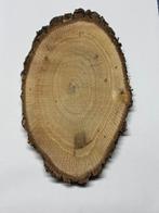 huisnummer op eikenhouten schijf, Verzenden, Nieuw