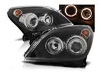 Angel Eyes koplamp units Black geschikt voor Opel Astra H, Verzenden, Nieuw, Opel