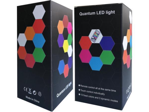 Veiling - RGB LED Ppaneel Wandlamp - 6 stuks - USB-voeding -, Verzamelen, Elektronische Apparatuur