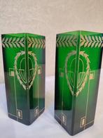 Joseph Riedel (attr.) - Vaas (2) - Glas - Art Nouveau vazen