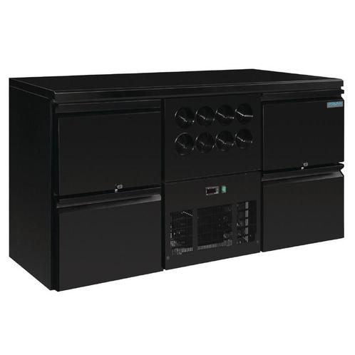 Polar U-serie werkbank koeling 4 laden plus flessennest (8 f, Zakelijke goederen, Horeca | Keukenapparatuur, Nieuw in verpakking
