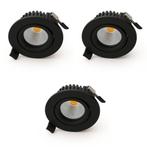 Bundel | 3x LED Inbouwspot | VARDA | 6W | CCT-Switch | Rond, Ophalen of Verzenden, Nieuw, Plafondspot of Wandspot, Led