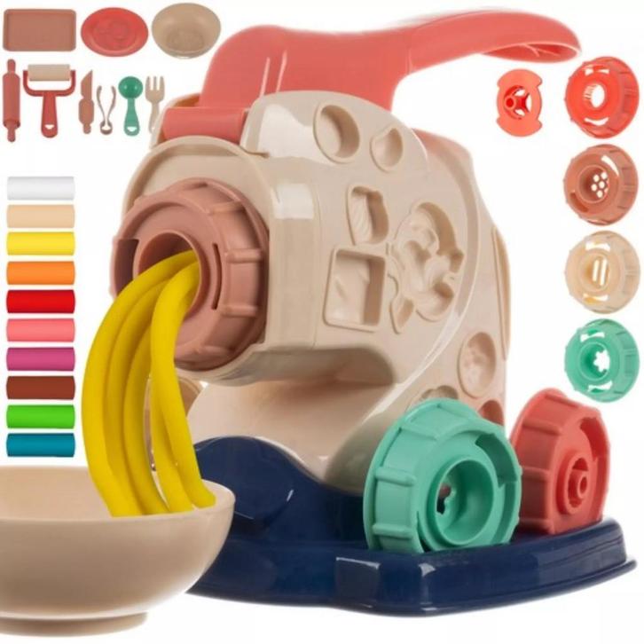 Kruzzel Grote Pasta Extruder Boetseerklei Set - Stimuleer..., Kinderen en Baby's, Speelgoed | Overig, Nieuw, Ophalen of Verzenden
