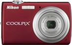 Nikon Coolpix S220 Digitale Compact Camera - Rood, Verzenden, Zo goed als nieuw