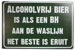 Alcoholvrij Bier als een BH reclamebord, Verzenden, Nieuw