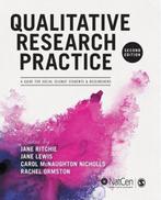 Qualitative Research Practice 9781446209127 Jane Ritchie, Verzenden, Gelezen, Jane Ritchie