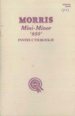 1963 Morris Mini-Minor 850 Instructieboekje Nederlandstalig, Verzenden