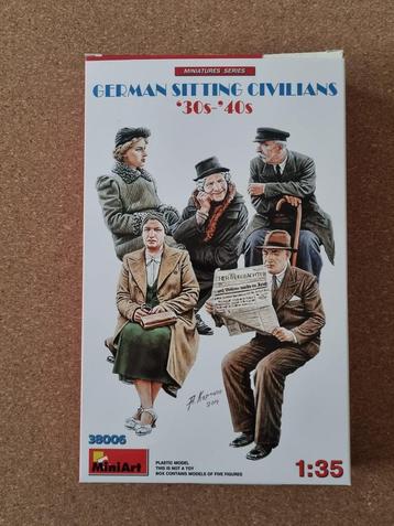 MiniArt 38006 German Sitting Civilians 30-40s 1:35 beschikbaar voor biedingen