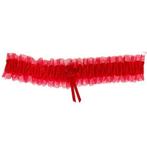 Kousenband met roosje rood NIEUW, Kleding | Dames, Trouwkleding en Trouwaccessoires, Ophalen of Verzenden, Nieuw, Rood