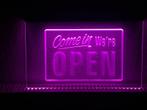 OPEN neon bord lamp LED verlichting reclame lichtbak #22 COM, Verzenden, Nieuw in verpakking