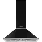 Smeg KPF9BL zwart afzuigkap, Witgoed en Apparatuur, Afzuigkappen, Wandschouwkap, Verzenden, Nieuw, Vrijstaand