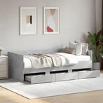 vidaXL Slaapbank met lades zonder matras 100x200 cm, Huis en Inrichting, 100 cm, Eenpersoons, Verzenden, Nieuw