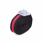 Benson Spanband met snelsluiting - 5 meter - rood/zwart -..., Ophalen of Verzenden, Nieuw