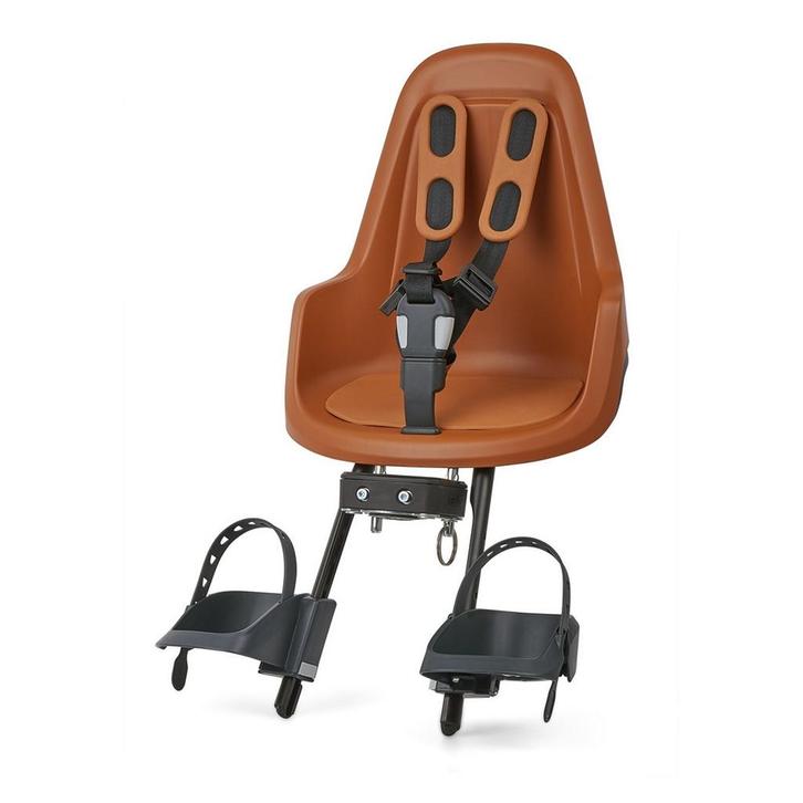 Bobike Mini One Chocolate Brown Voorstoeltje, Fietsen en Brommers, Fietsaccessoires | Fietsstoeltjes, Nieuw, Verzenden